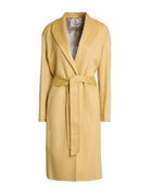 Agnona Womens Coat Mustard
