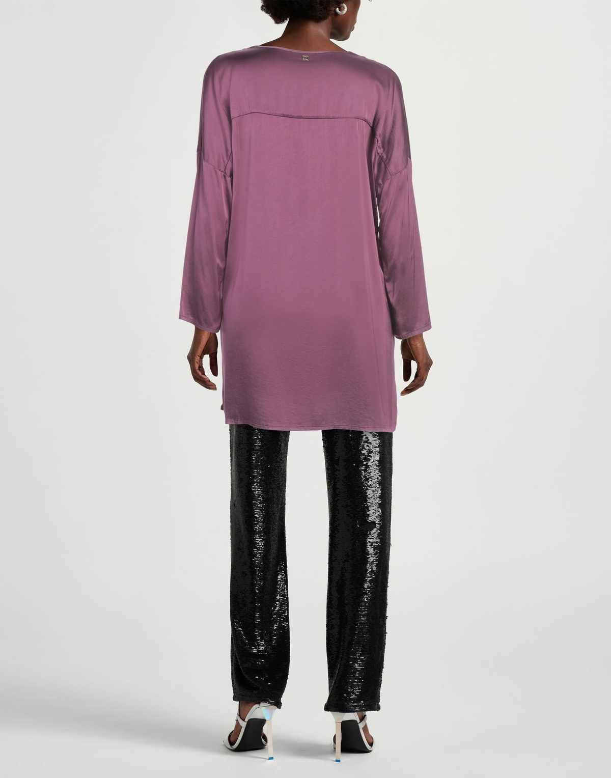 Manila Grace Womens Top Mauve
