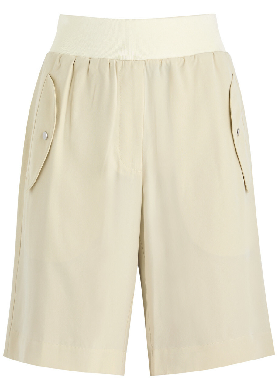 Helmut Lang Silk Shorts Cream
