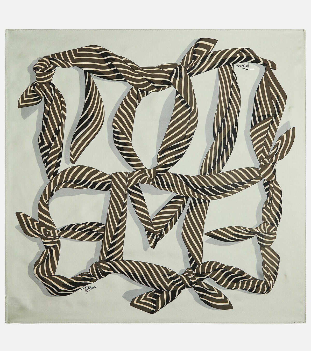 Toteme Printed silk scarf Toteme