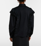 Noir Kei Ninomiya Ruffled cotton shirt