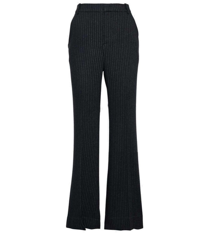 Photo: Vince Pinstripe flannel straight pants