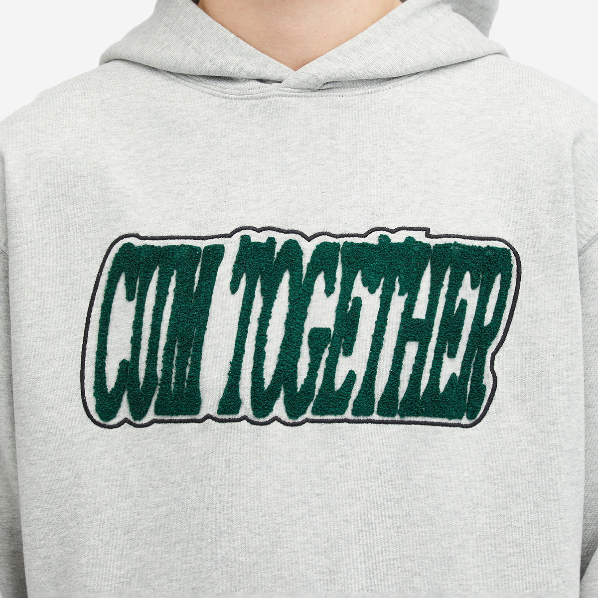 Carne Bollente Men's Together With A Twist Hoodie in Grey