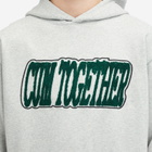 Carne Bollente Men's Together With A Twist Hoodie in Grey