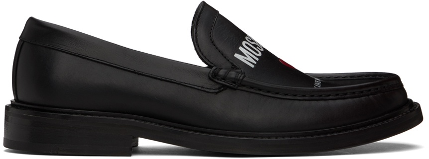 Photo: Moschino Black College Loafers