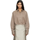 RESCHA SSENSE Exclusive Tan Hom Embroidered Shirt