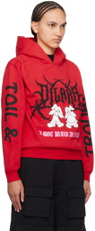 Online Ceramics Red Dilara Findikoglu Edition 'Toil And Trouble' Hoodie