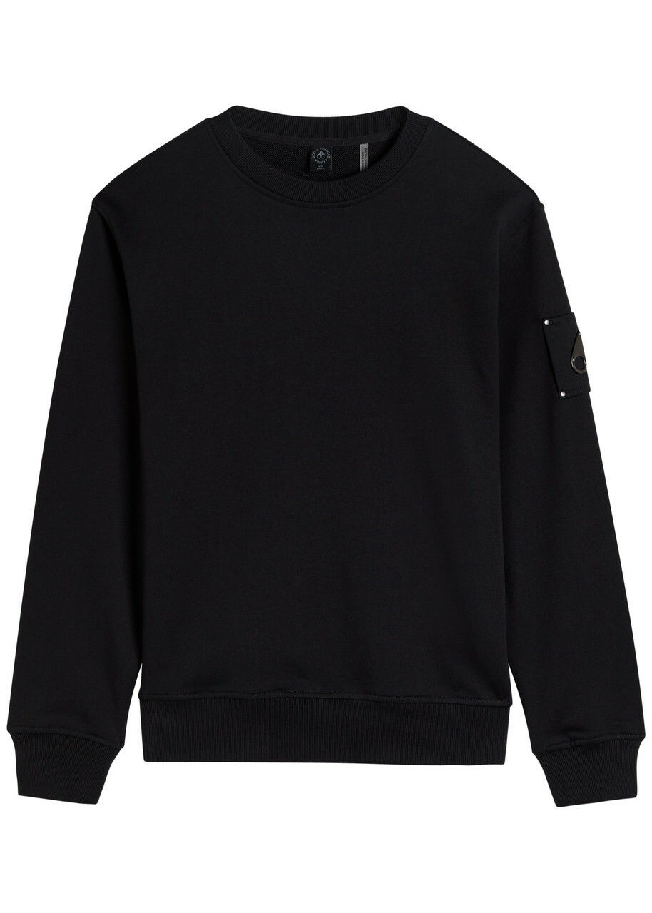 ★MOOSE KNUCKLES★ハーツフィールド クルー スウェットシャツ 0400019828567_BLACK_A2?wid=830