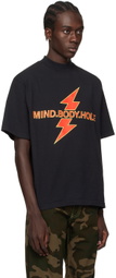 K.NGSLEY Black 'MIND. BODY. HOLE' T-Shirt