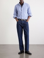 Beams Plus - Button-Down Collar Checked Cotton Shirt - Blue
