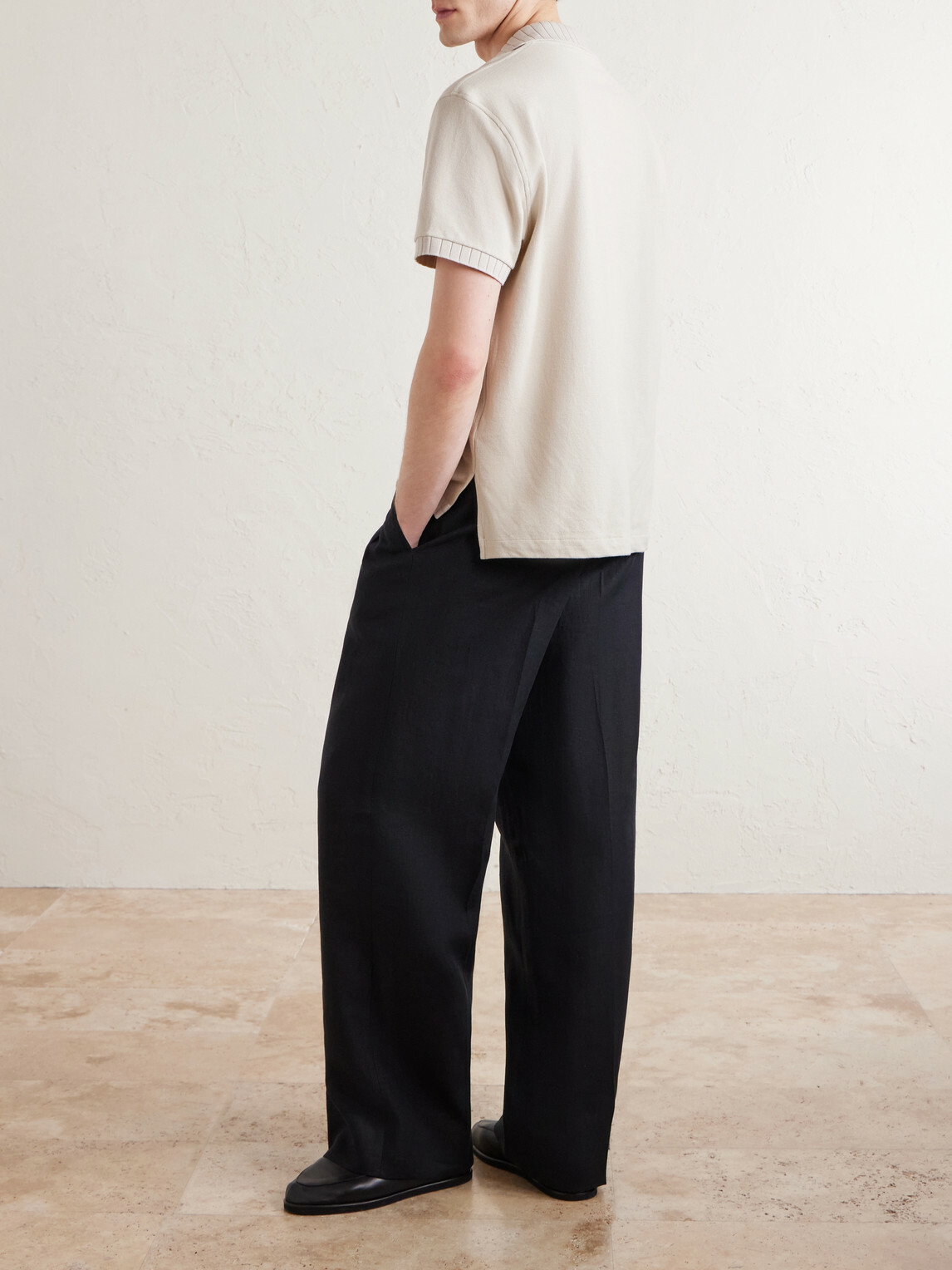 Stòffa - Cotton-Piqué Polo Shirt - Neutrals