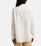 Nili Lotan Nathael ruffled cotton poplin shirt