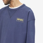 Kenzo Men's Oversized Back Logo Crew Sweat in Midnight Blue