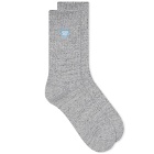 Human Made Men's Pile Heart Socks in Grey