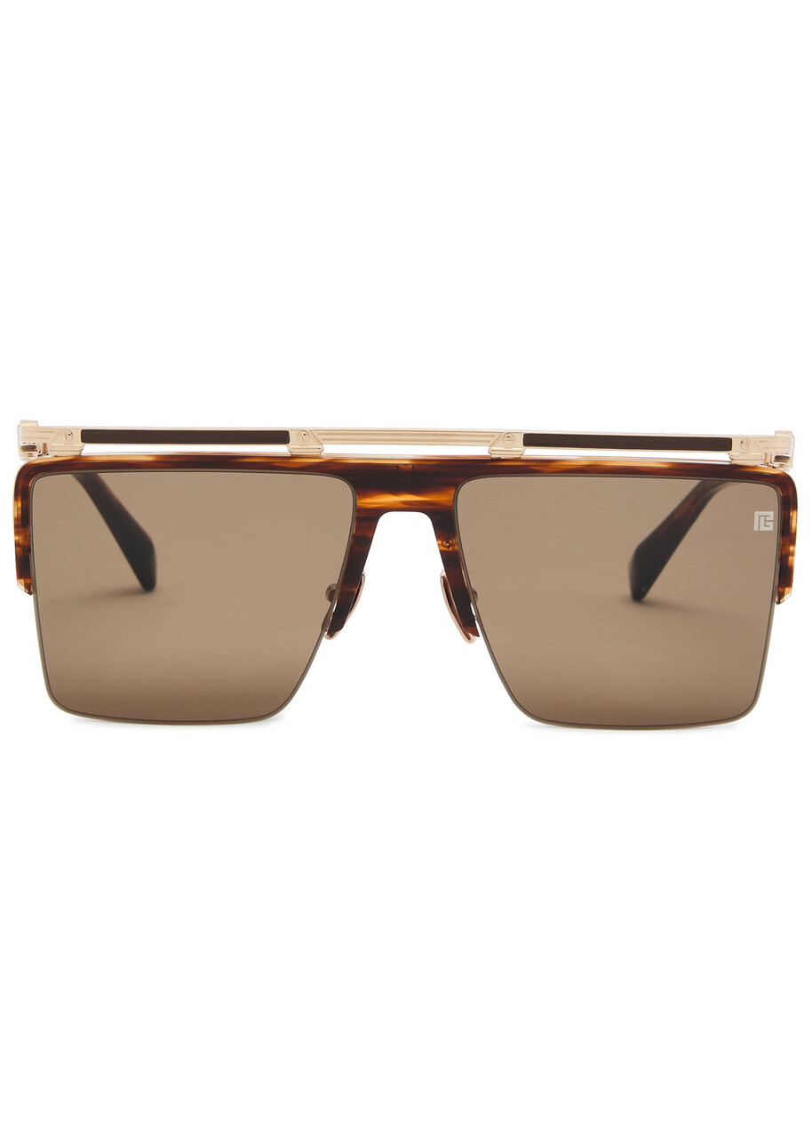 Balmain Eyewear Triomphe Aviator-style Sunglasses - Gold - One Size
