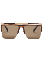 Balmain Eyewear Triomphe Aviator-style Sunglasses - Gold - One Size