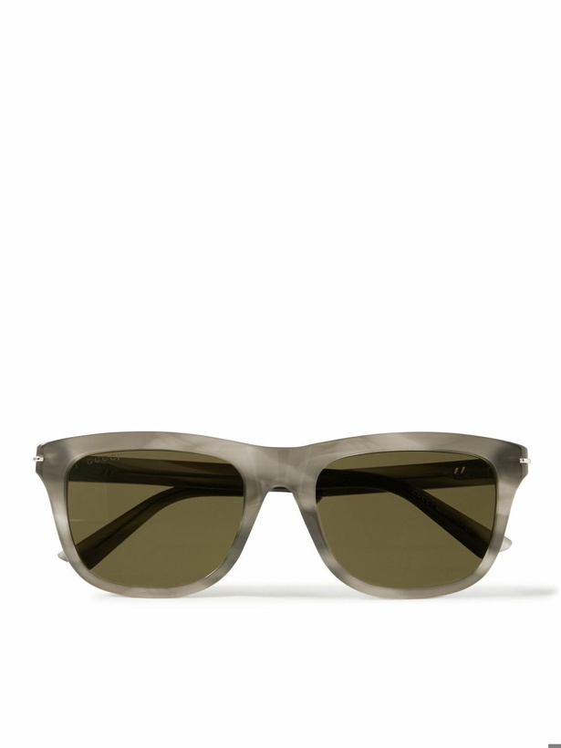 Photo: Gucci Eyewear - D-Frame Recycled-Acetate Sunglasses