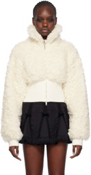 Nodress White Cropped Jacket