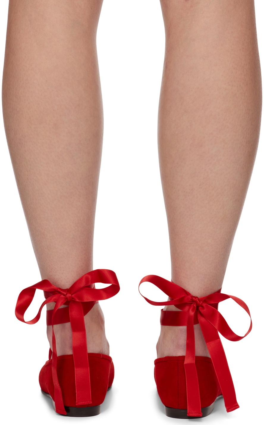 Bode Red Musette Ballerina Flats