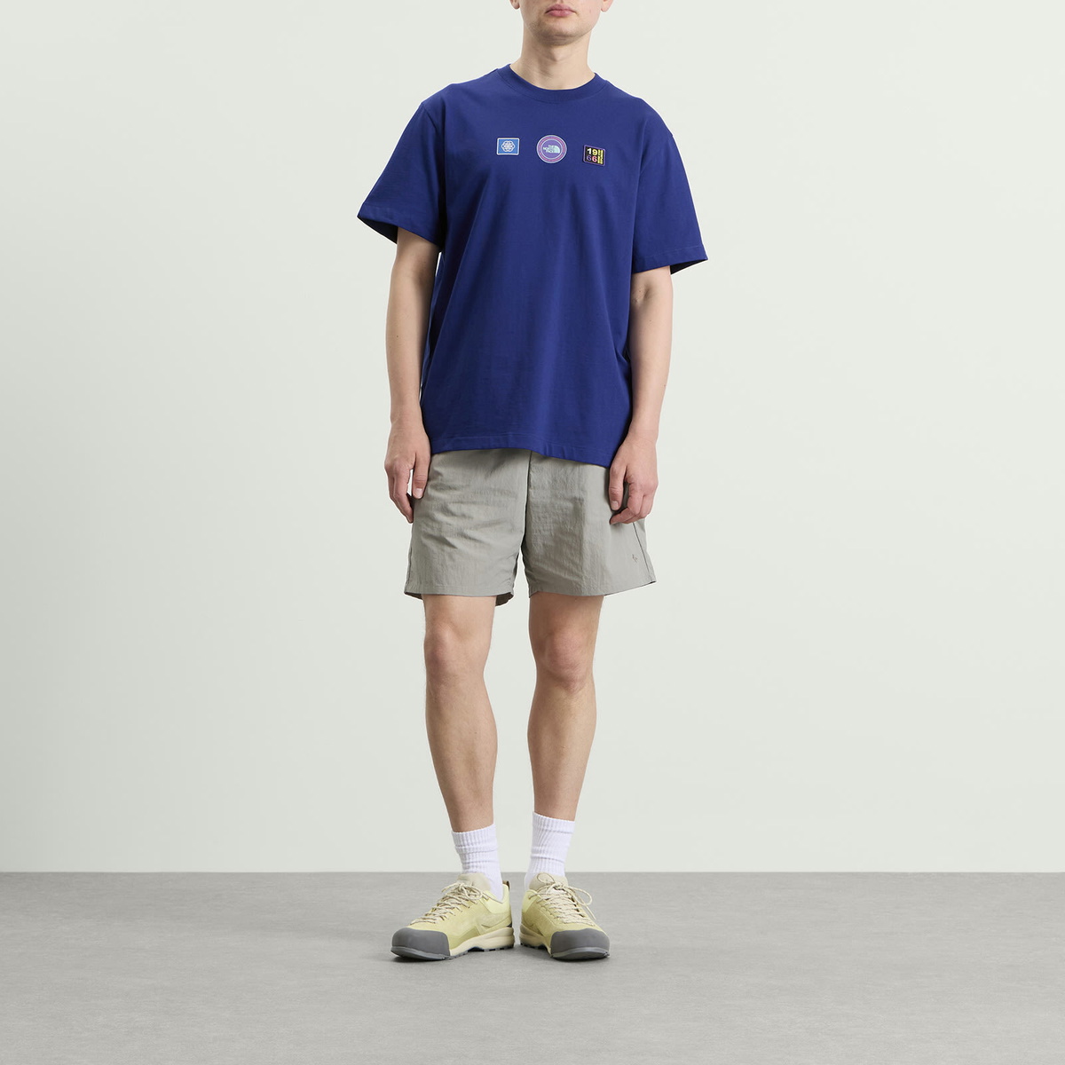 The North Face Men's Explorer Badges Relaxed T-Shirt in Bold Blue