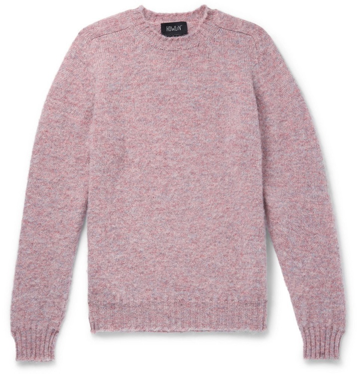 Photo: Howlin' - Shaggy Bear Brushed Wool Sweater - Men - Pink