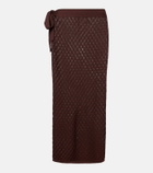 Melissa Odabash Dawn knitted wrap skirt