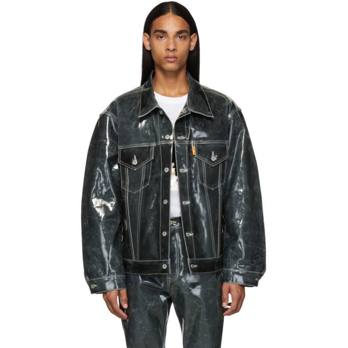 Doublet Black Denim Coating Jacket Doublet