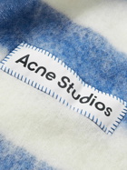 Acne Studios - Logo-Appliquéd Striped Knitted Scarf