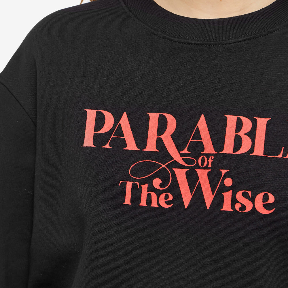Raf Simons Women's Parable Crew Sweat in Black Raf Simons Raf Simons Women's Parable Crew Sweat in Black Raf Simons