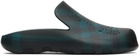 Burberry Blue Stingray Clogs