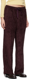NEEDLES Burgundy Fringe String Lounge Pants