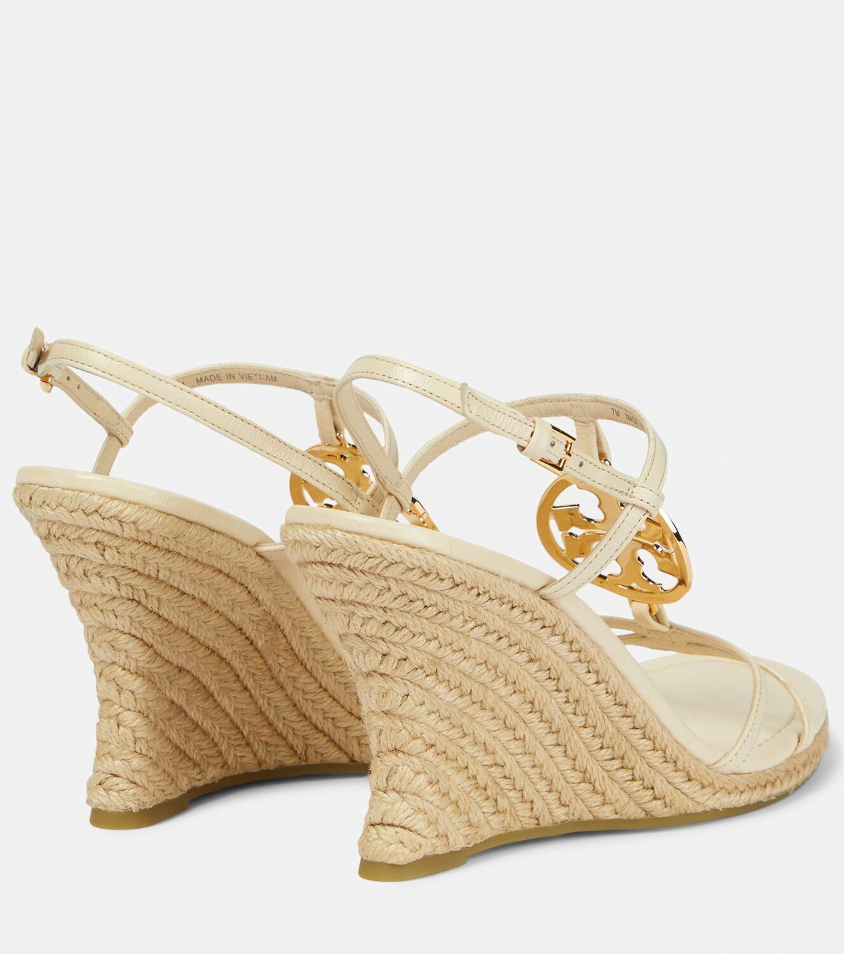 Tory Burch Capri Miller leather espadrille wedge