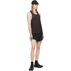 Satisfy Burgundy Space‑O Singlet Tank Top
