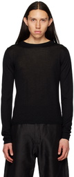 Rick Owens Black Biker Level Sweater