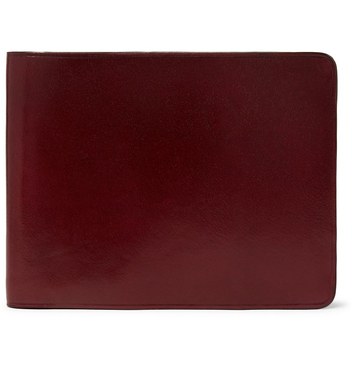 Photo: Il Bussetto - Polished-Leather Billfold Wallet - Burgundy