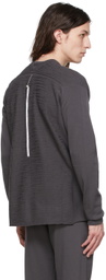 Label Under Construction Grey Cotton Cardigan