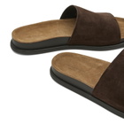 Vagabond Shoemakers Women's Effie Suede Slide Sandal in Java