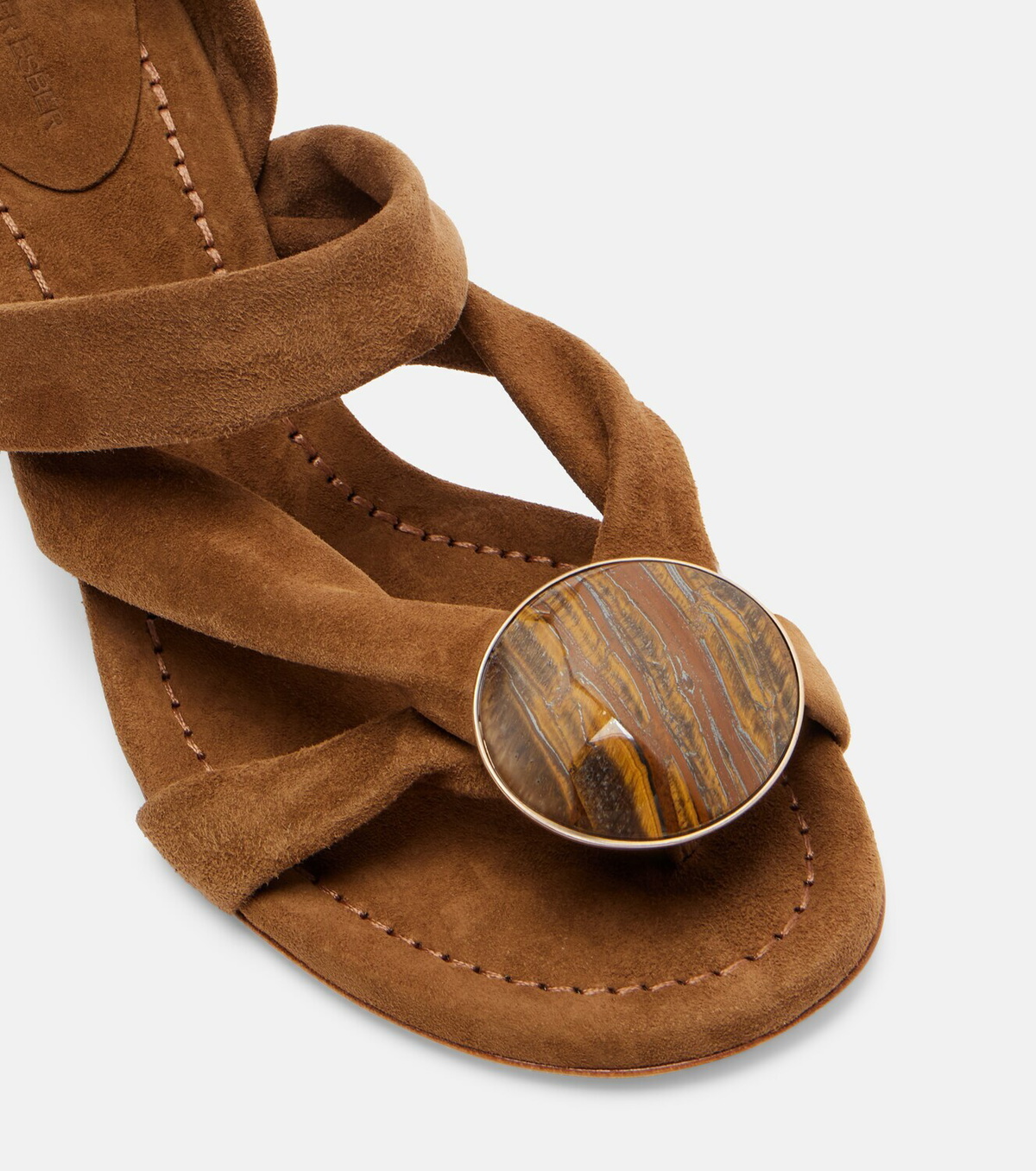 Christopher Esber Doma embellished suede sandals