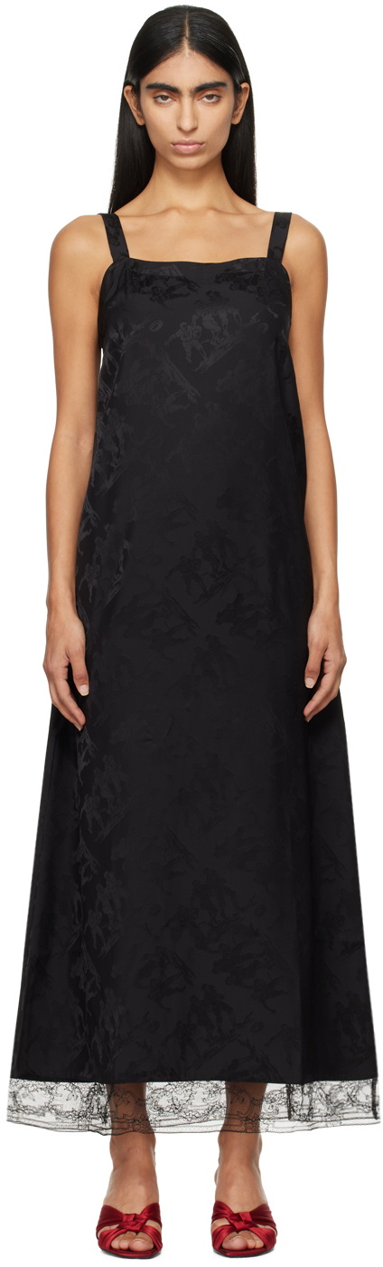 Bode Women Embroidered Silk Blend Stadium Dress