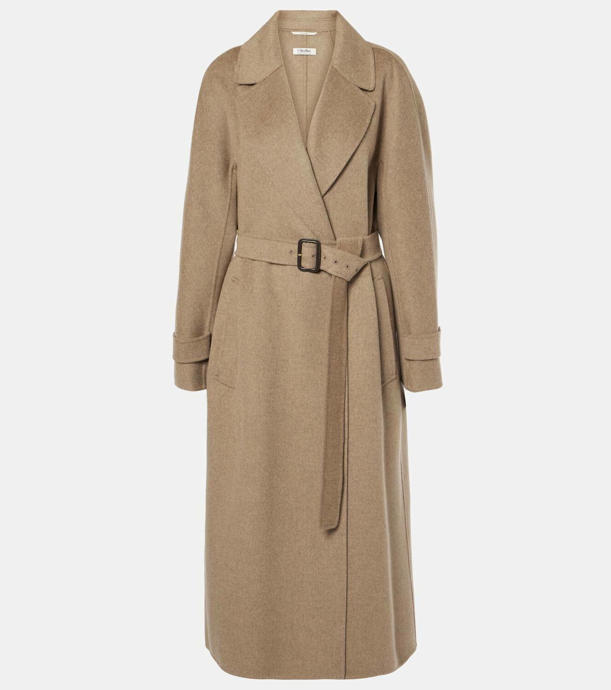 S Max Mara Ebano virgin wool wrap coat S Max Mara