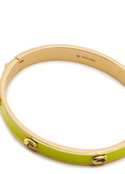 Coach Pegged Signature Logo Enamelled Bracelet - Green - One Size