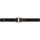 Lanvin Black Logo Belt