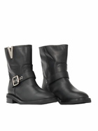Via Roma 15 Nickel Buckel Boots