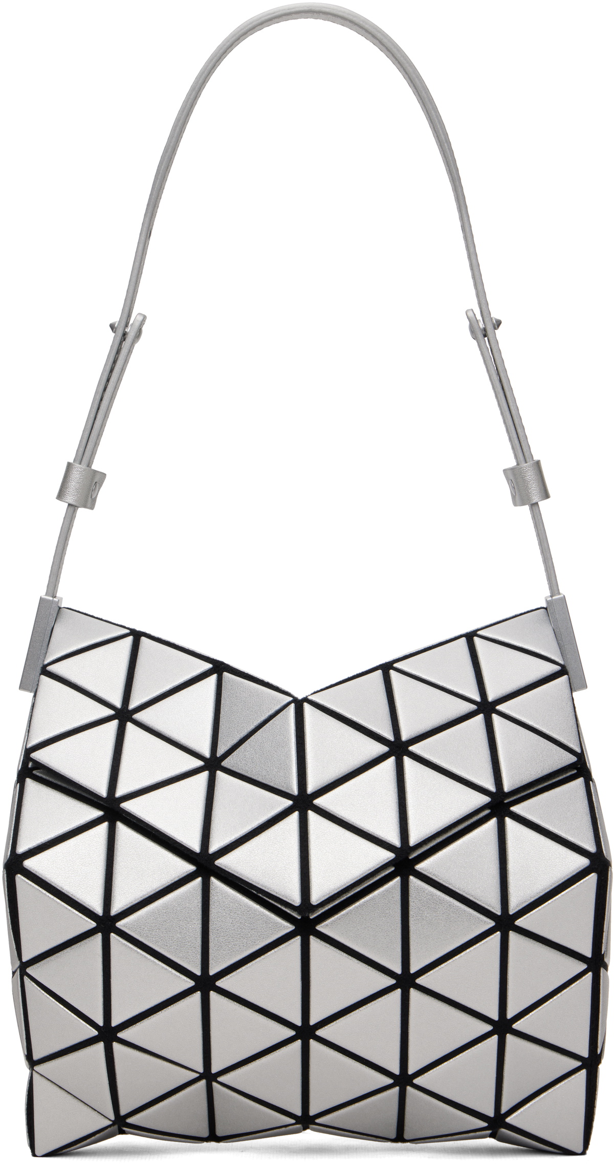 BAOBAO ISSEY MIYAKE シルバー バッグ BAO BAO ISSEY MIYAKE Silver Torso Bag Bao Bao Issey Miyake