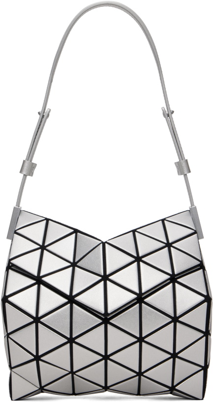 Photo: BAO BAO ISSEY MIYAKE Silver Torso Bag
