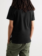 C.P. Company - Slim-Fit Logo-Embroidered Stretch-Cotton Piqué Polo Shirt - Black