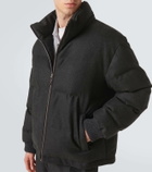 Berluti Herringbone wool puffer jacket