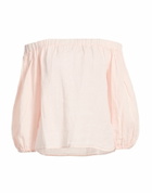 120% Lino Womens Top Light in Pink