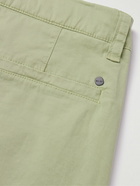 NN07 - Crown 1005 Straight-Leg Organic Cotton-Blend Twill Shorts - Green