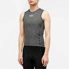 Pas Normal Studios Men's Mid Weight Sleeveless Base Layer in Black